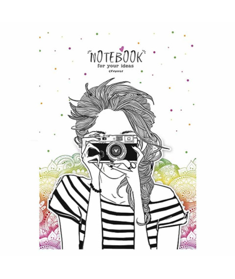 Carnet pentru notițe A6, 50 foi, pătrățele, Shkolyarik Student